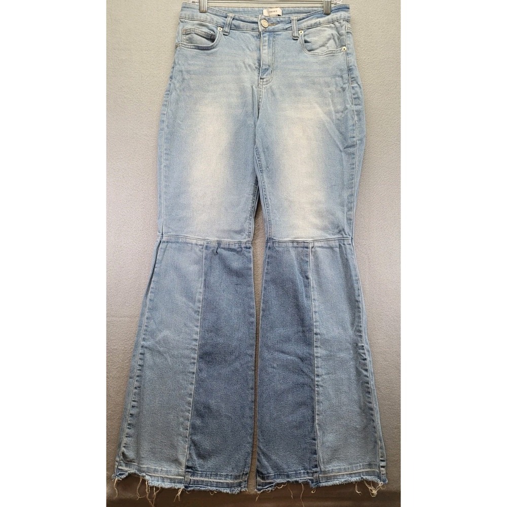 Forever 21 Flare Denim Jeans Womens Waist Size 29 Split Leg Bootcut Streetwear